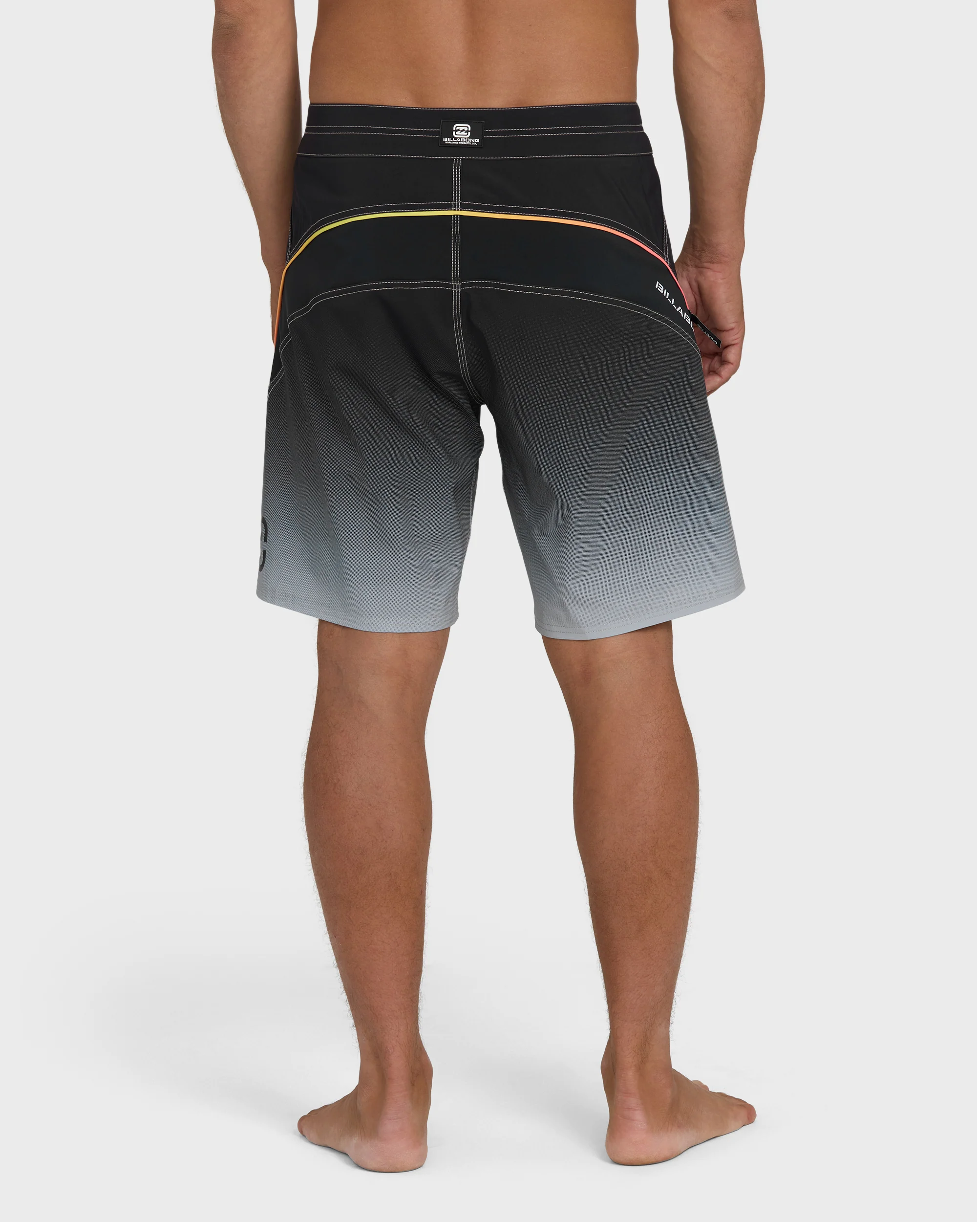 Straddie Pro 20" Boardshorts - Pewter - Image 2