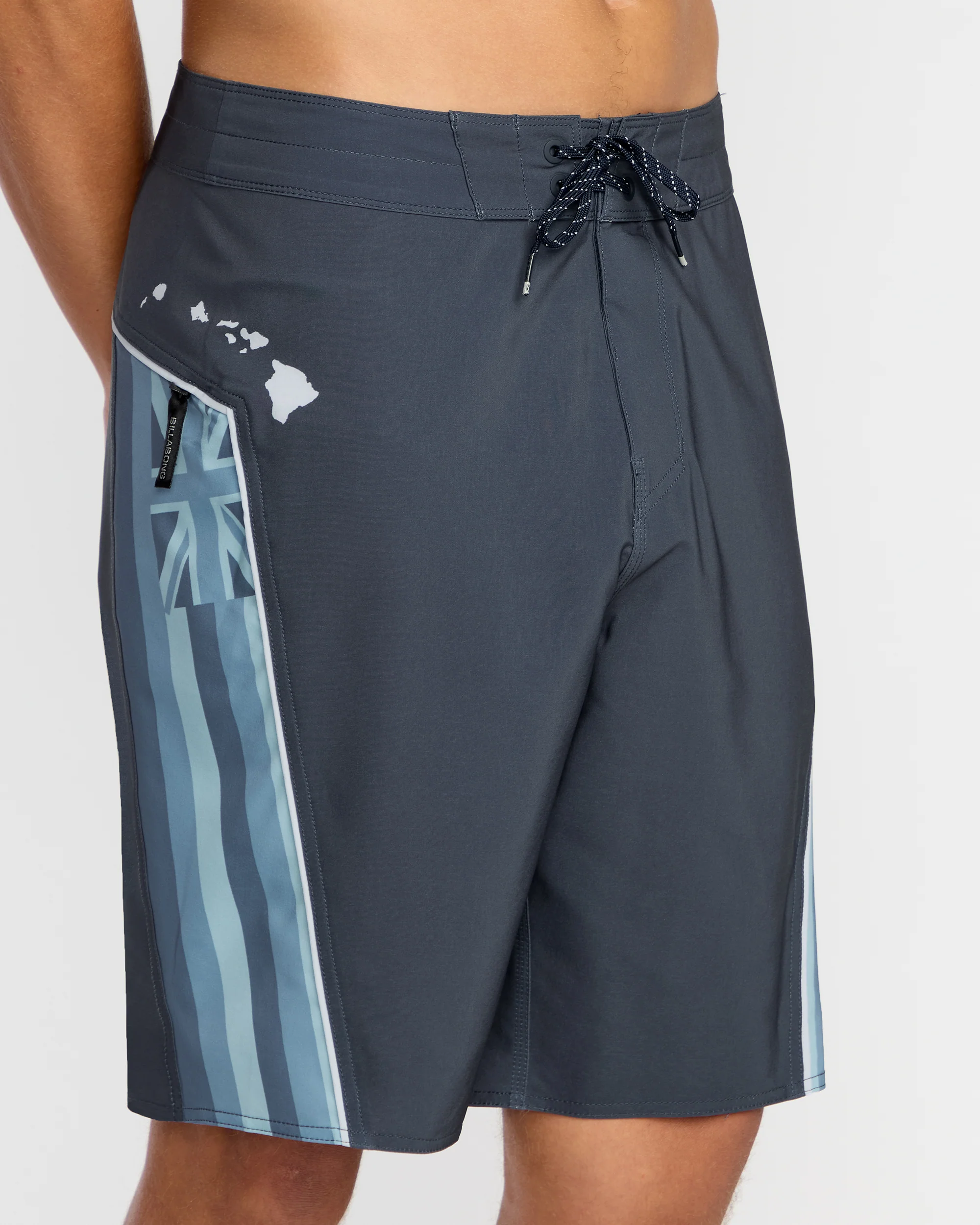 Straddie Pro Hi 20" Boardshorts - Harbor Blue - Image 6