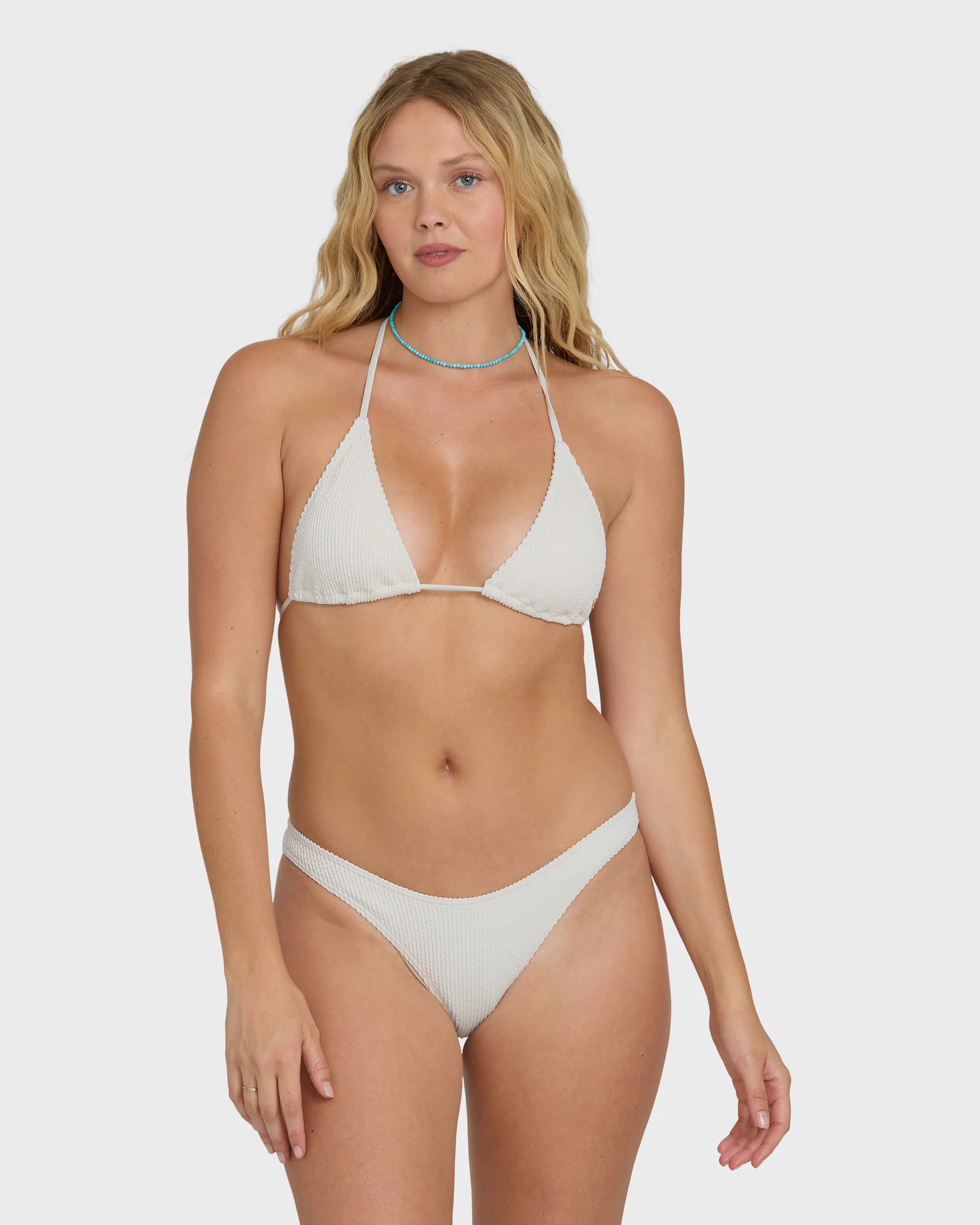 Summer Hi Remi Triangle Bikini Top - Salt Crystal