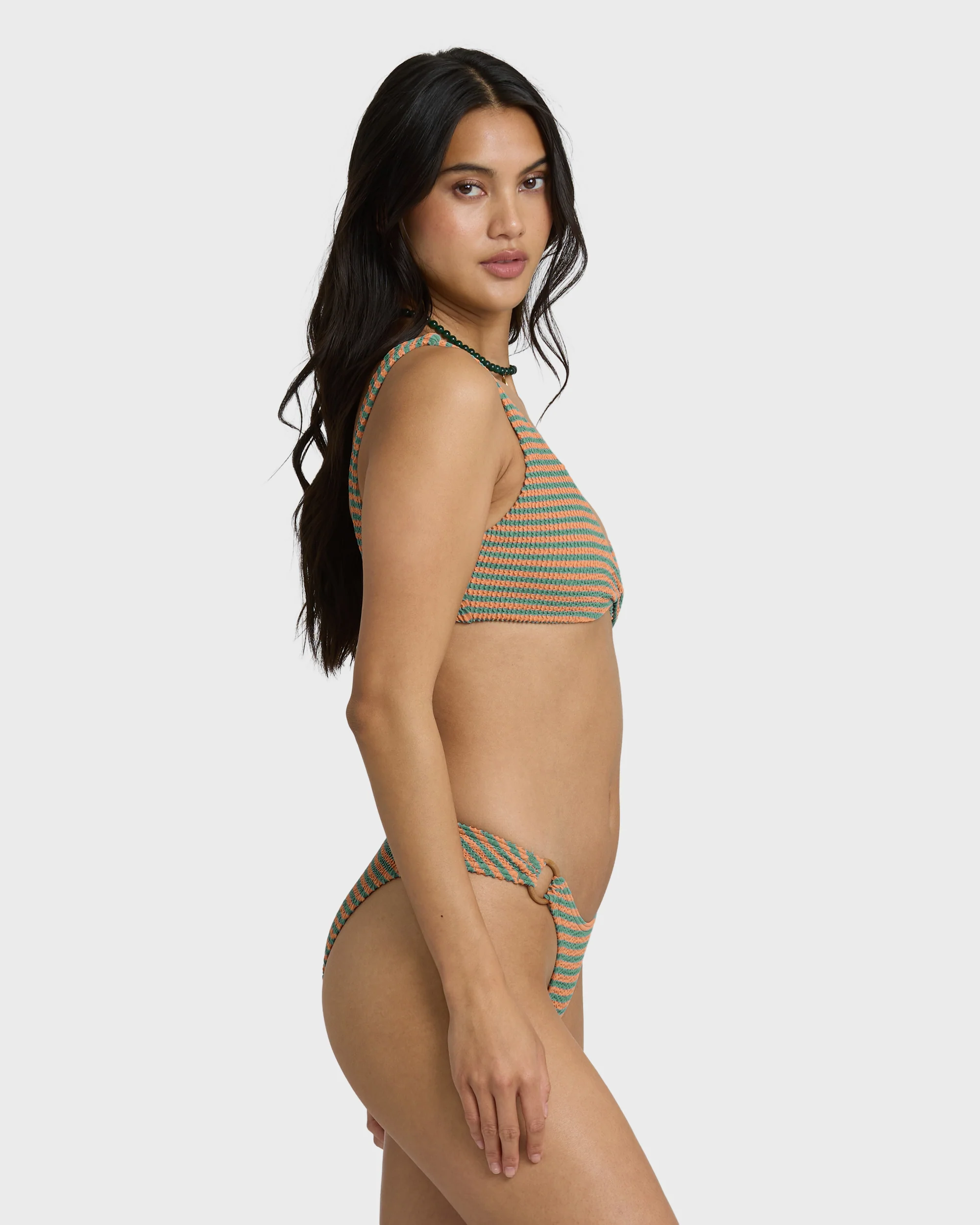 Summer Hi Yd Twist Tank Swim Tank Bikini Top - Bay Blue - Image 4