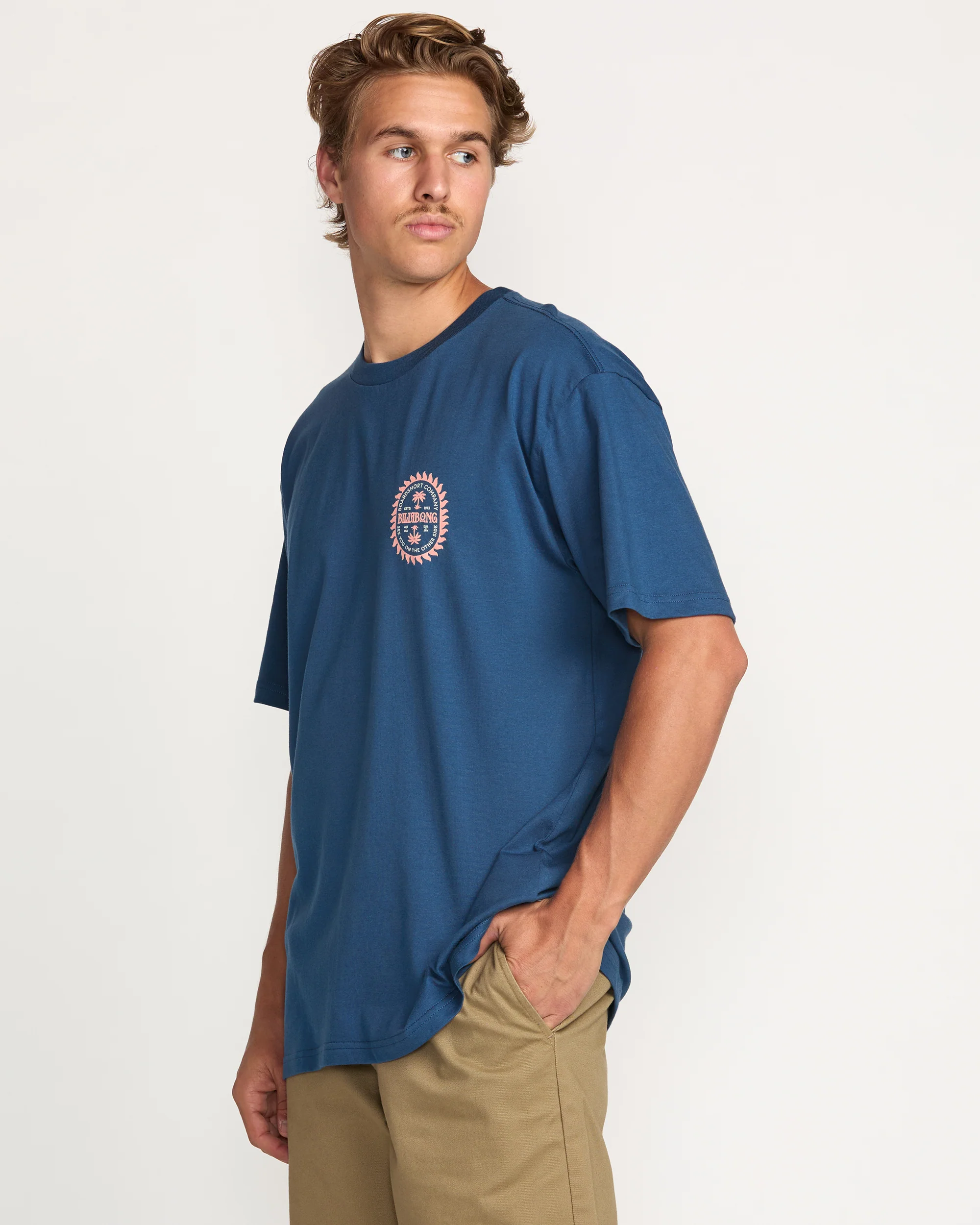 Sun Rays Regular Tee - Deep Blue - Image 6