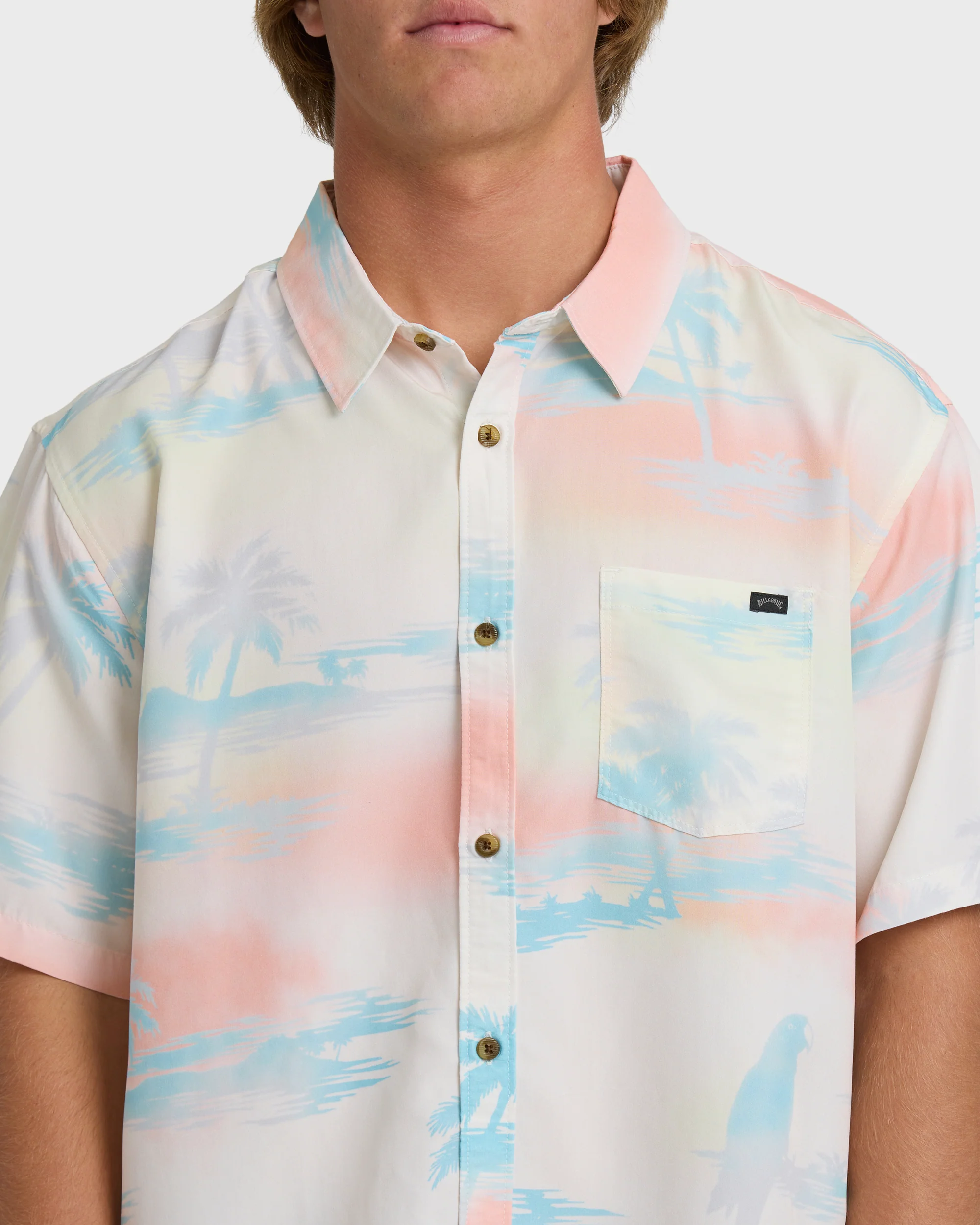 Sundays Lounge Short Sleeve Shirt - Off White - Image 5