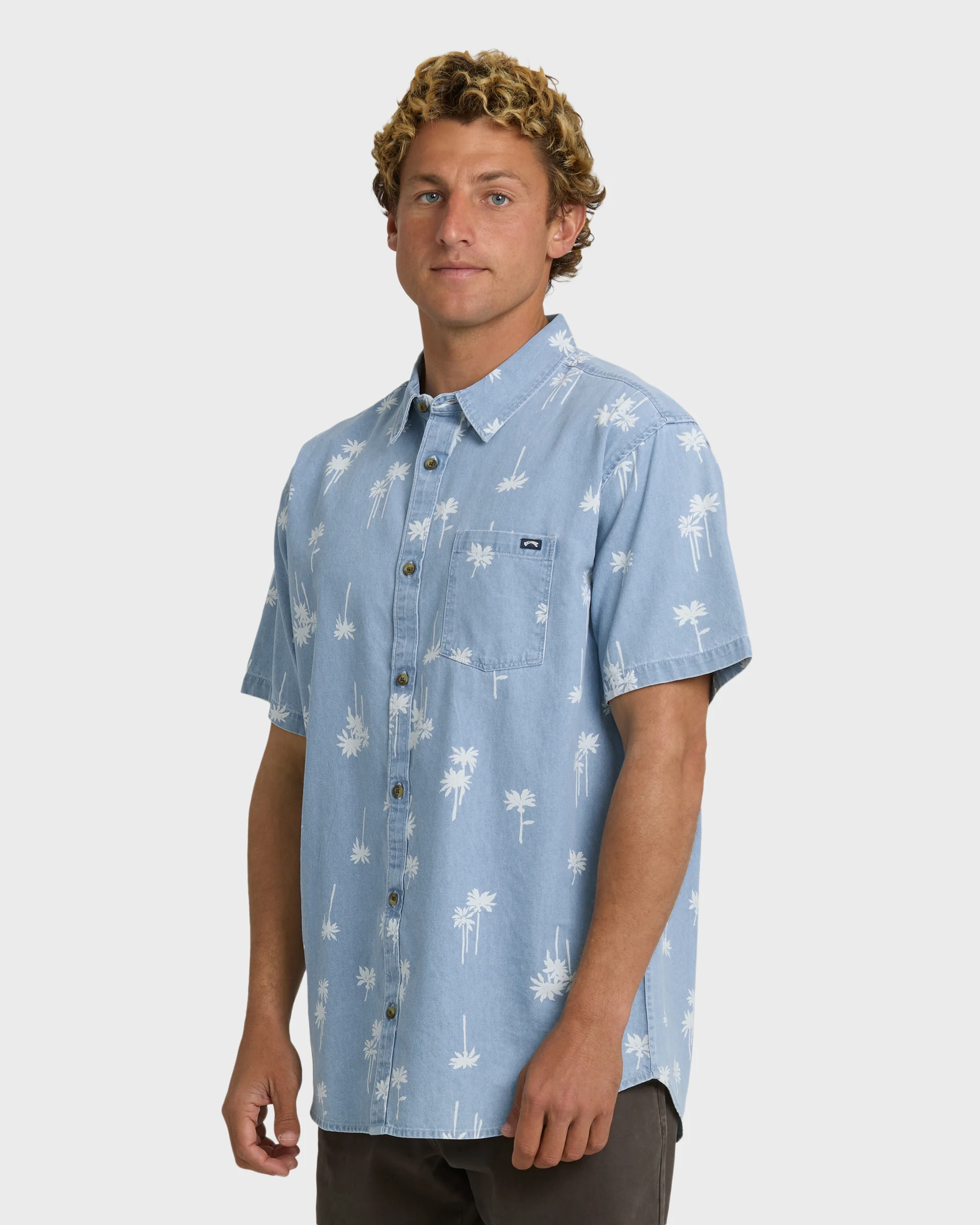 Sundays Mini Short Sleeve Shirt - Corydalis Blue - Image 3
