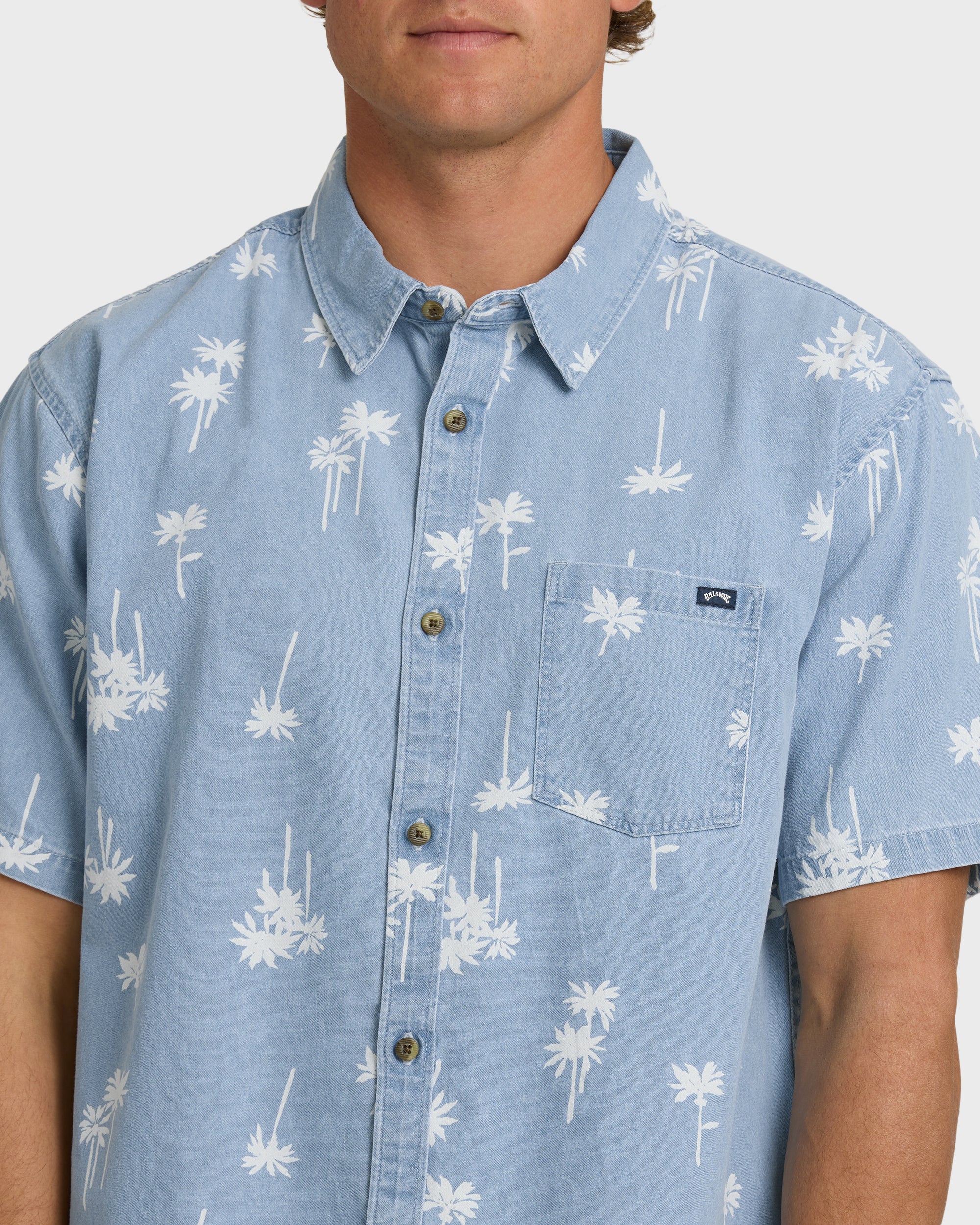 Sundays Mini Short Sleeve Shirt - Corydalis Blue - Image 5