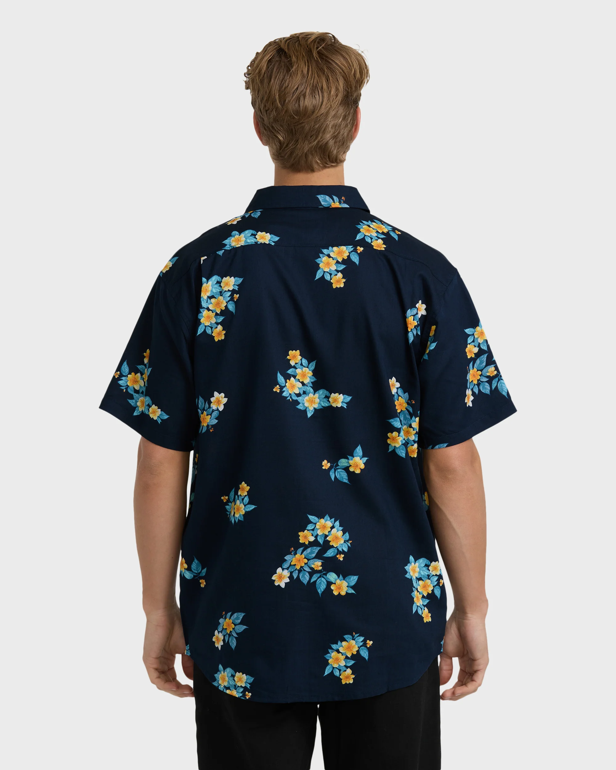 Sundays Mini Short Sleeve Shirt - Navy - Image 5