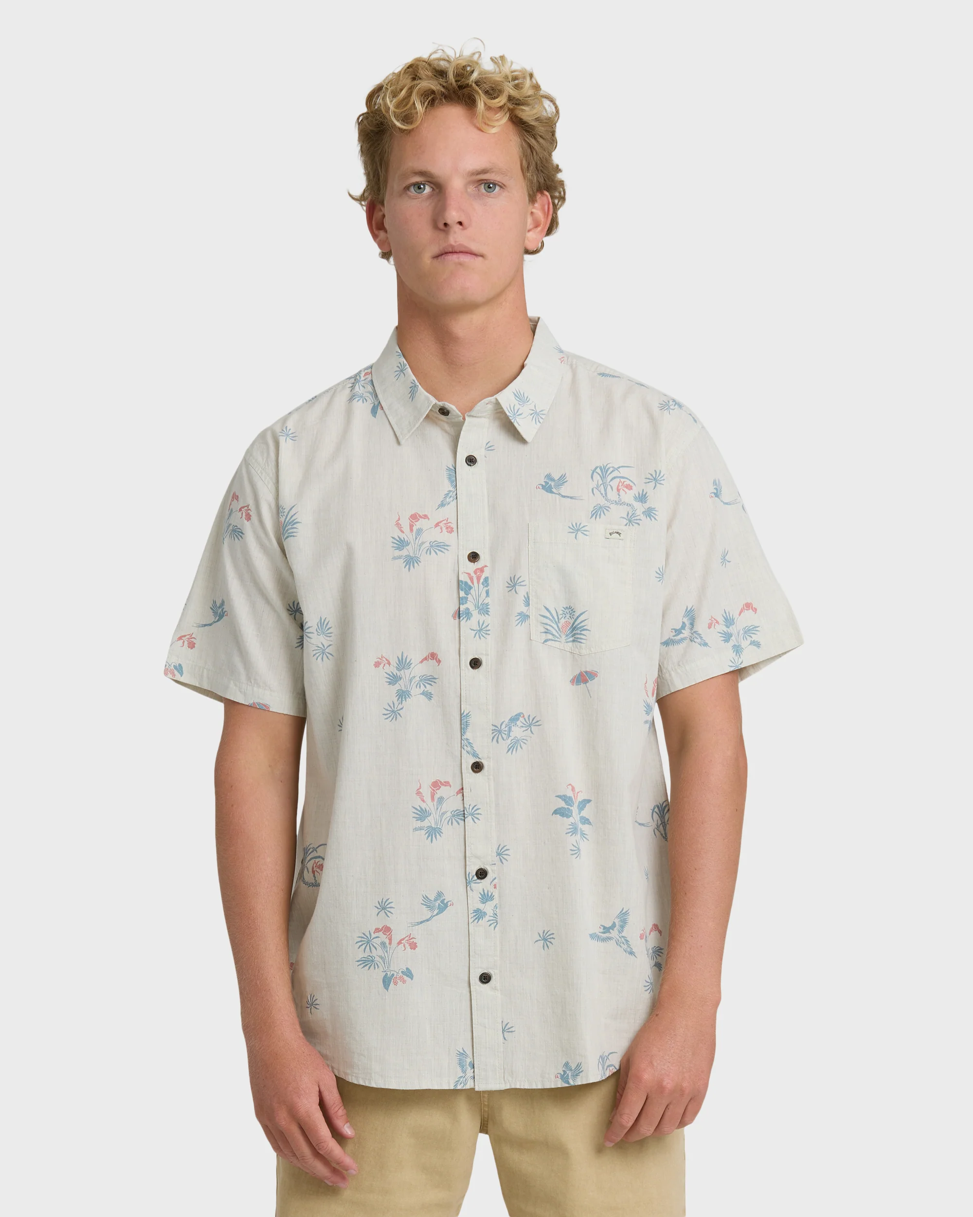 Sundays Mini Short Sleeve Shirt - Stone