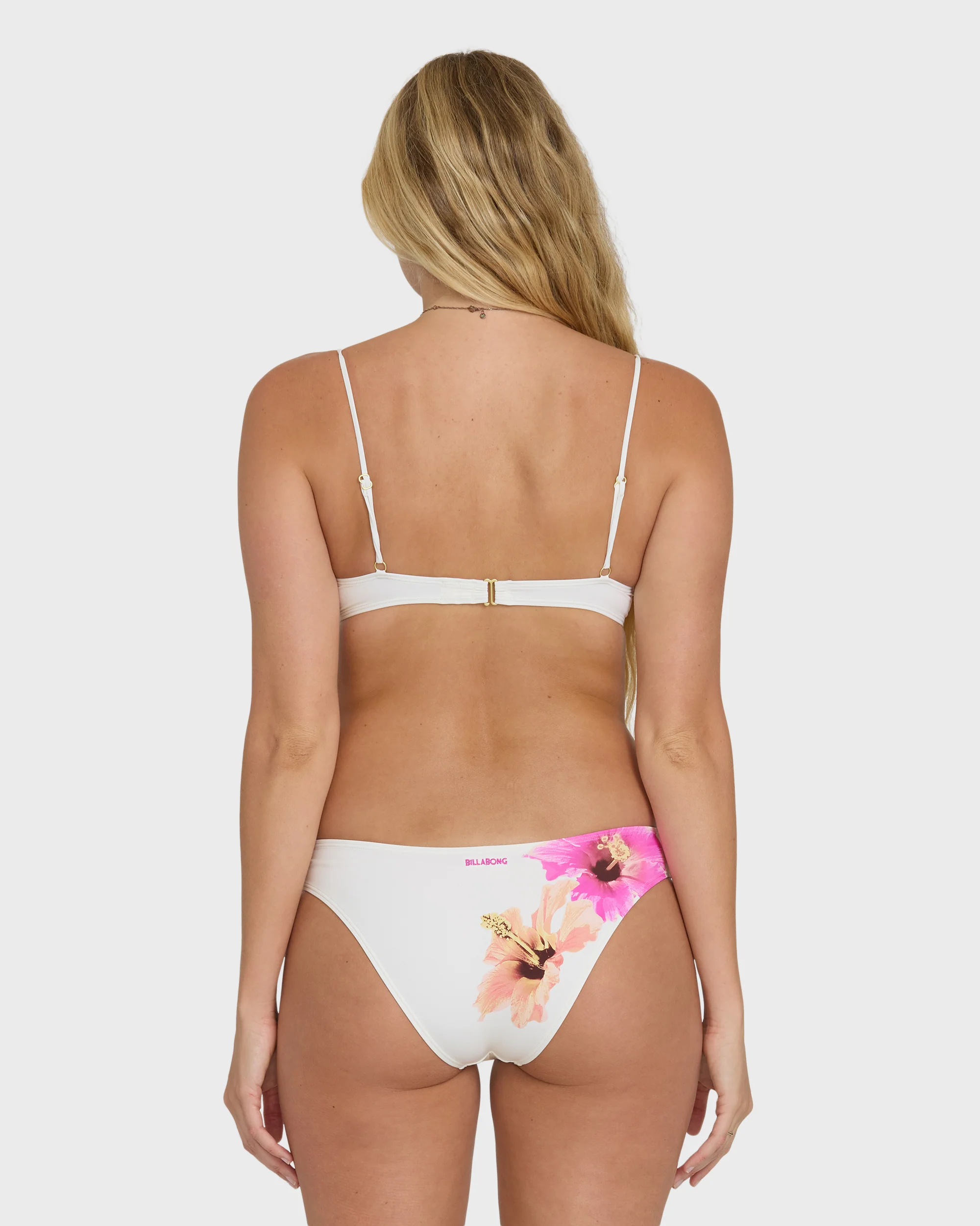 Sunny Shore Jaclyn Crop Bralette Bikini Top - Salt Crystal - Image 2