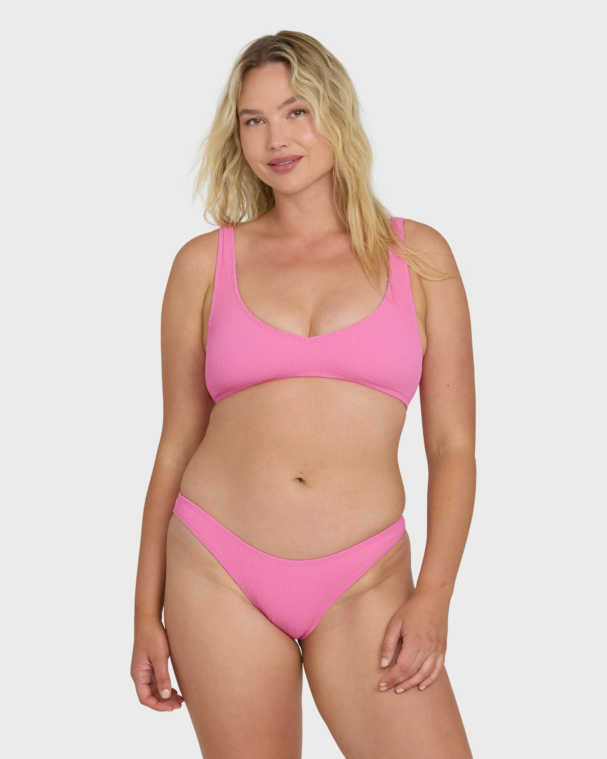 Sunrays Jesse Tank Bikini Top - Guava - Image 6