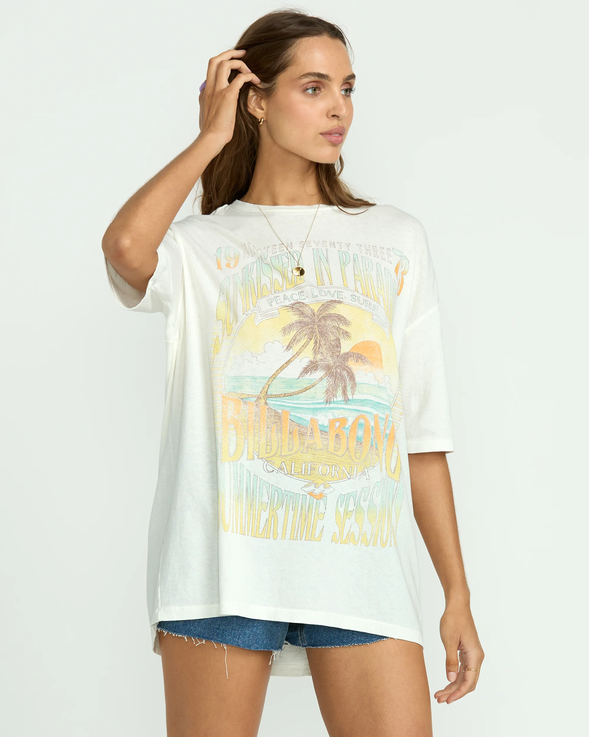 Sunset Mindset Tee - Salt Crystal - Image 4