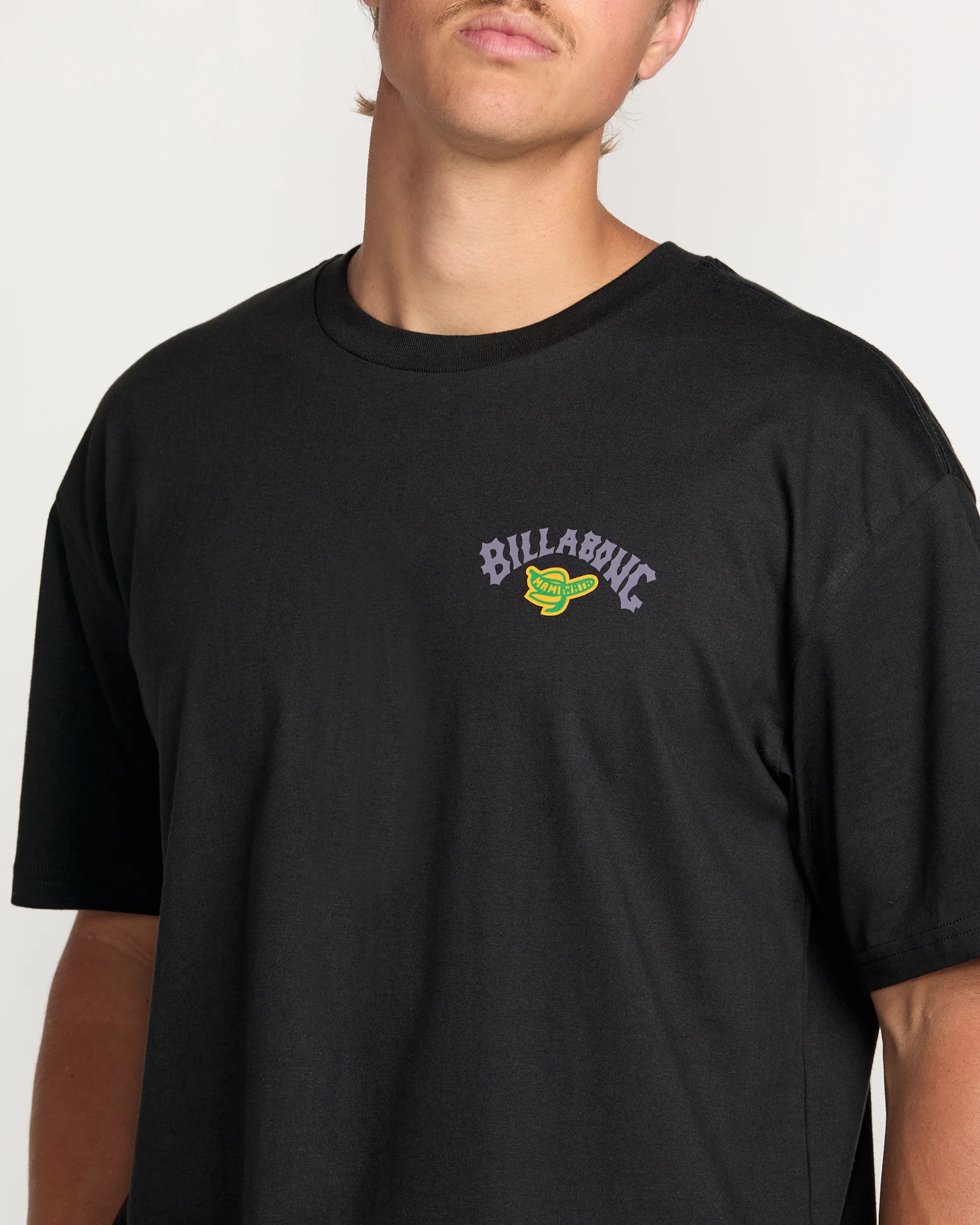 Billabong x Mami Wata Surf Africa Regular Tee - Washed Black - Image 10