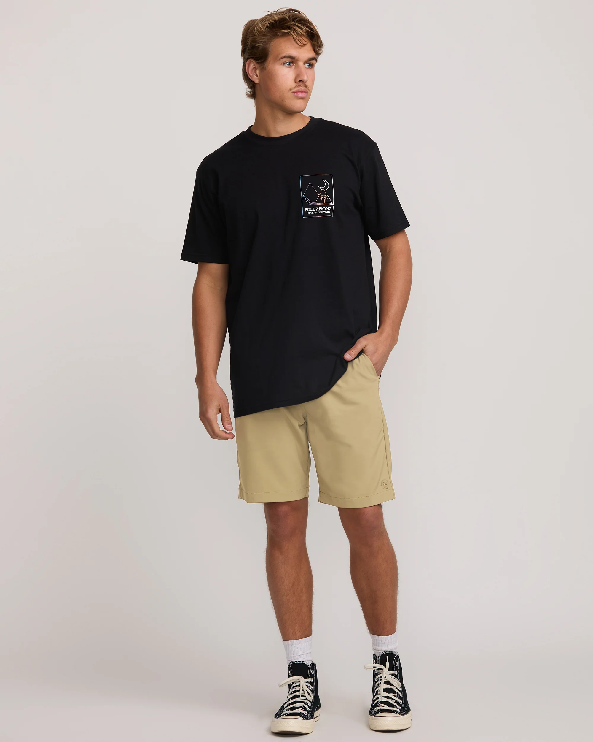 Surftrek Journey 20" Hybrid Shorts - Gravel - Image 6