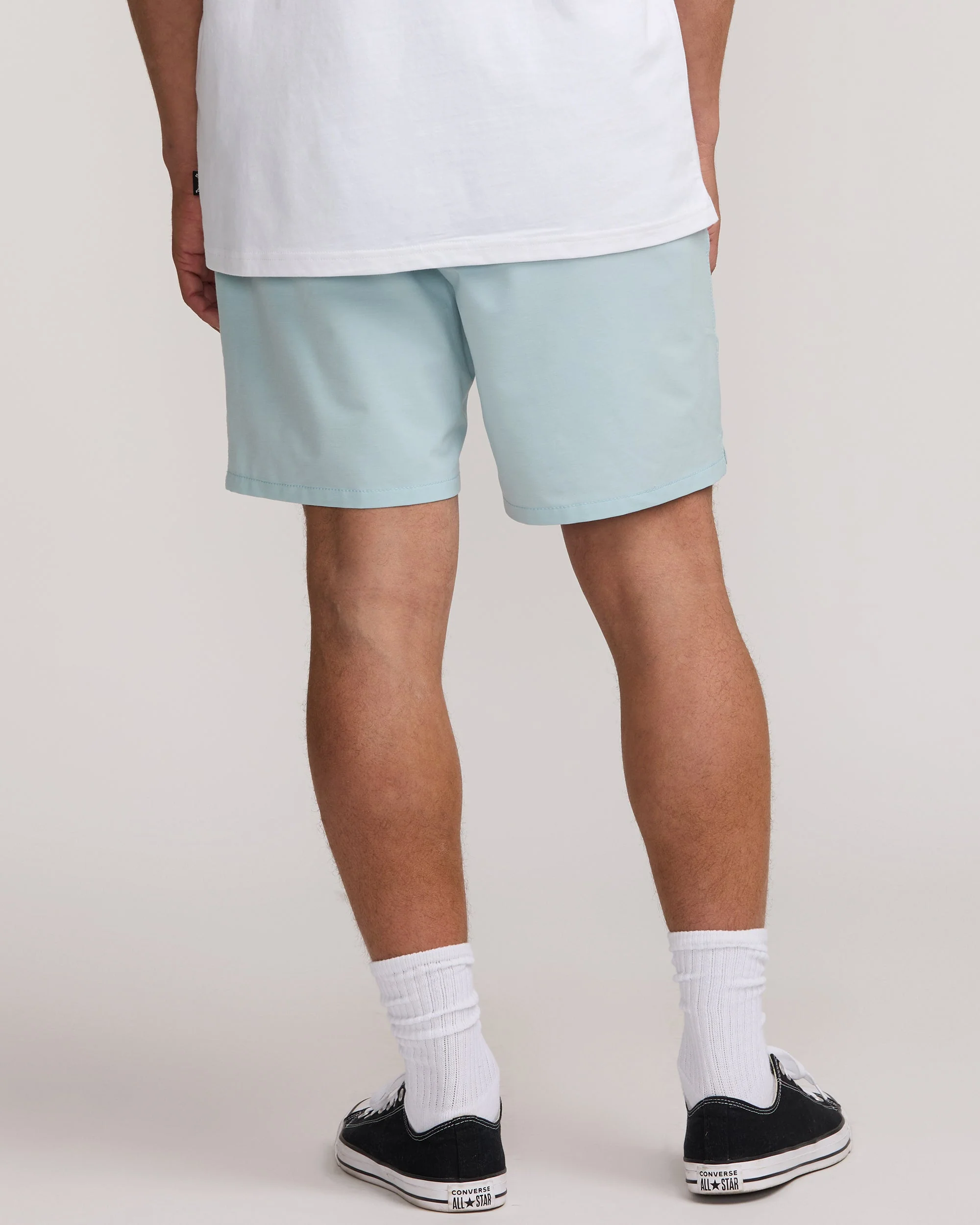 Surftrek Transit Elastic 17" Hybrid Shorts - Dusty Blue - Image 2