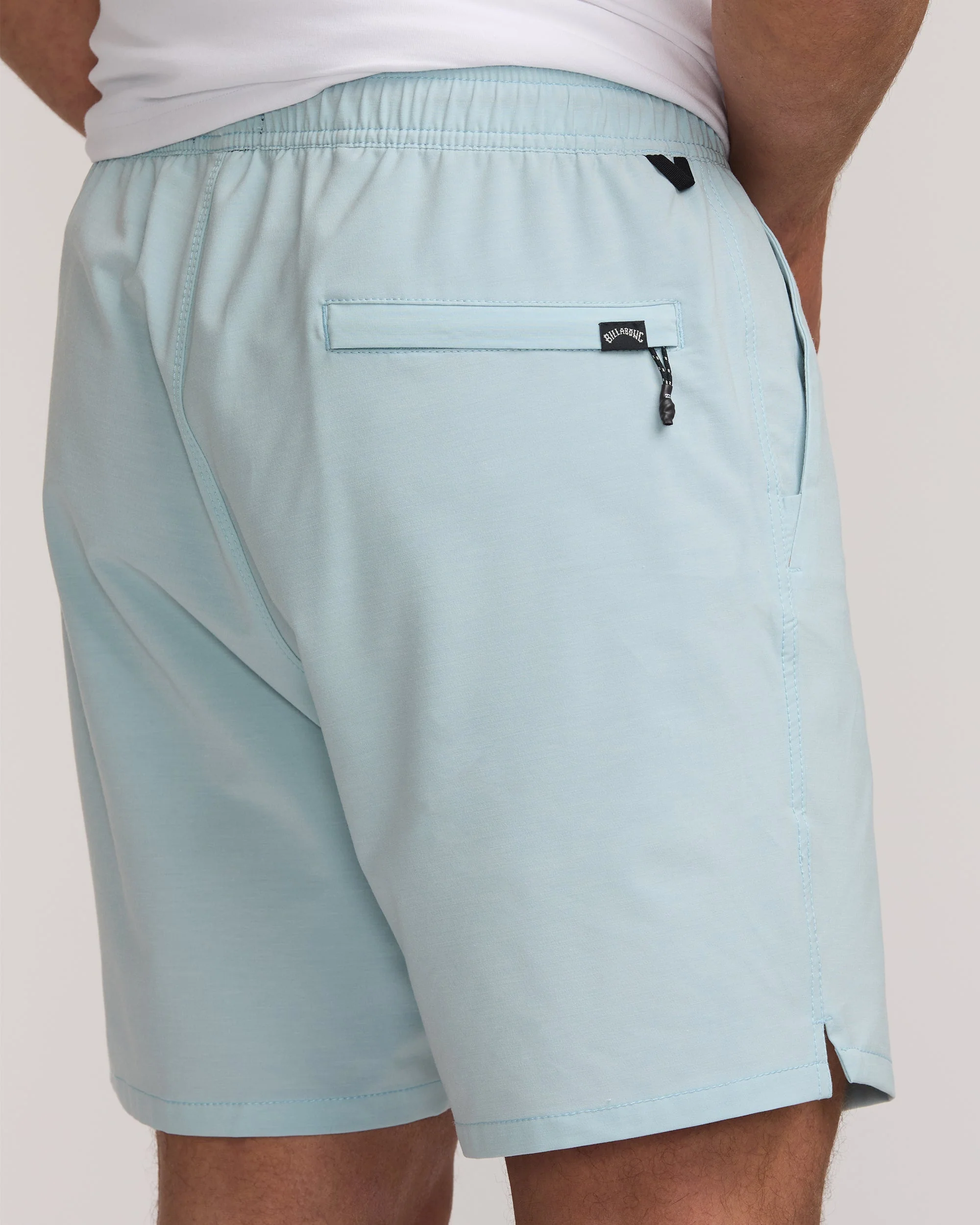 Surftrek Transit Elastic 17" Hybrid Shorts - Dusty Blue - Image 4