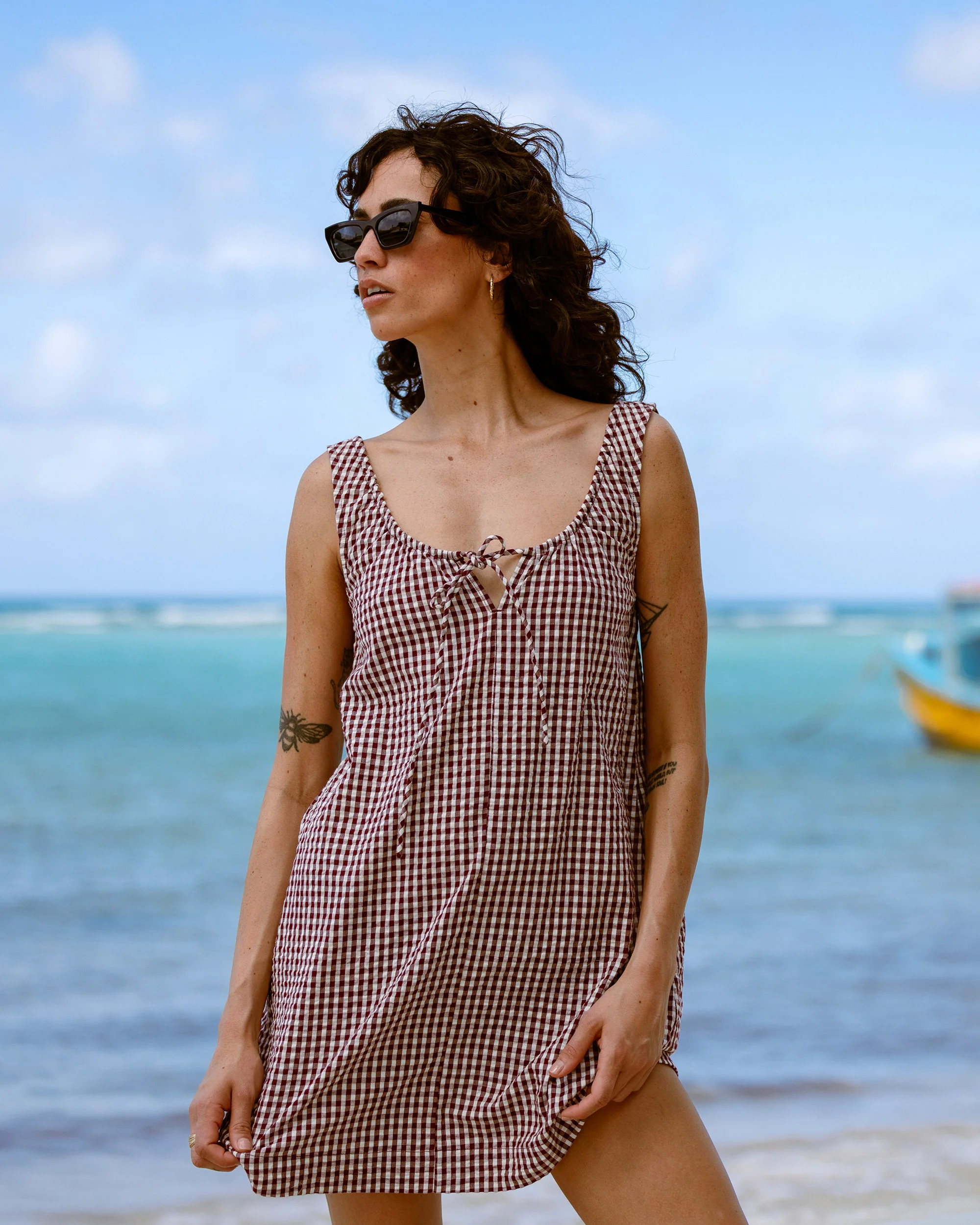 Sweet As Ever Dress - Red Dahlia - Image 5