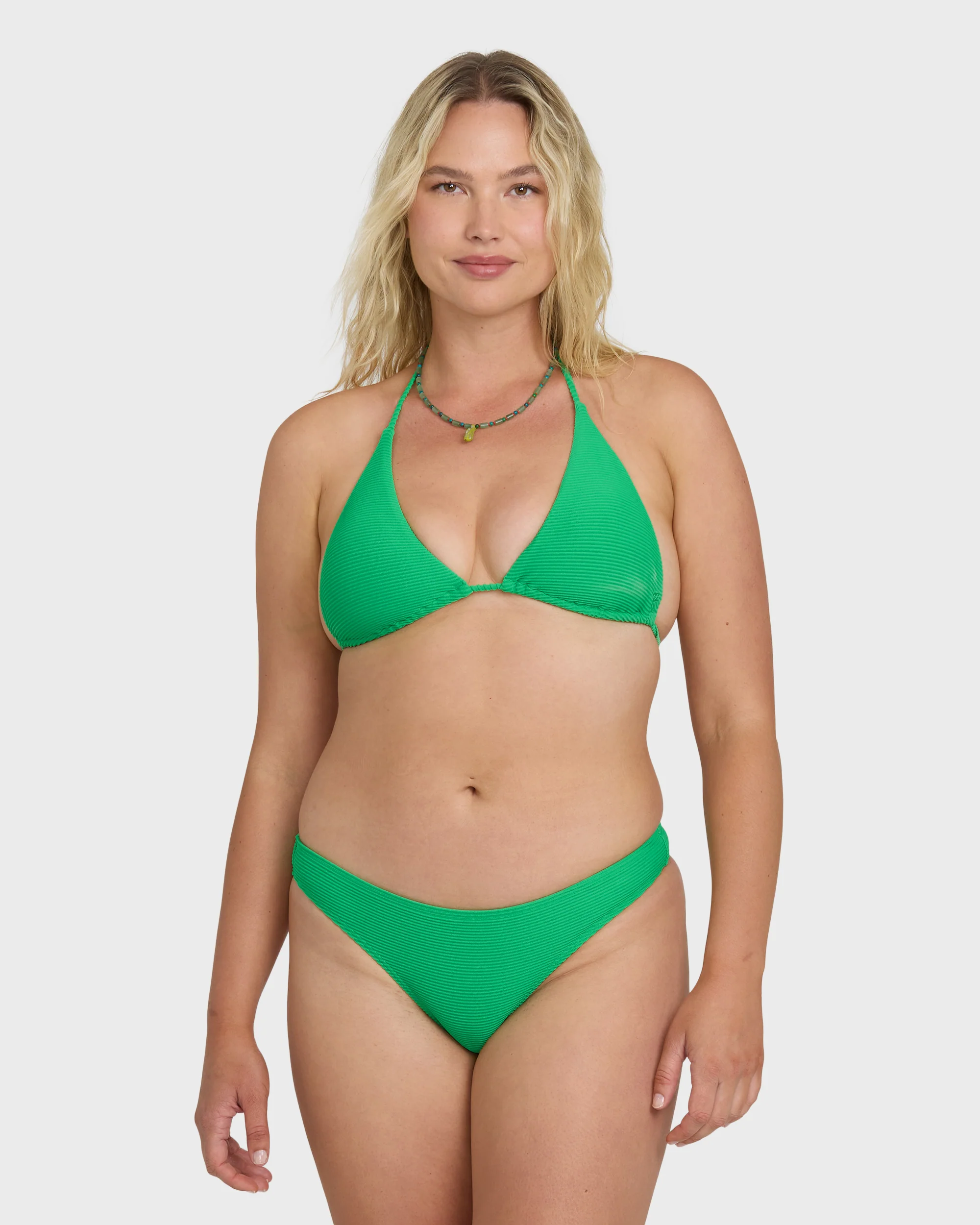 Tanlines Multi Triangle Bikini Top - Summer Green - Image 6
