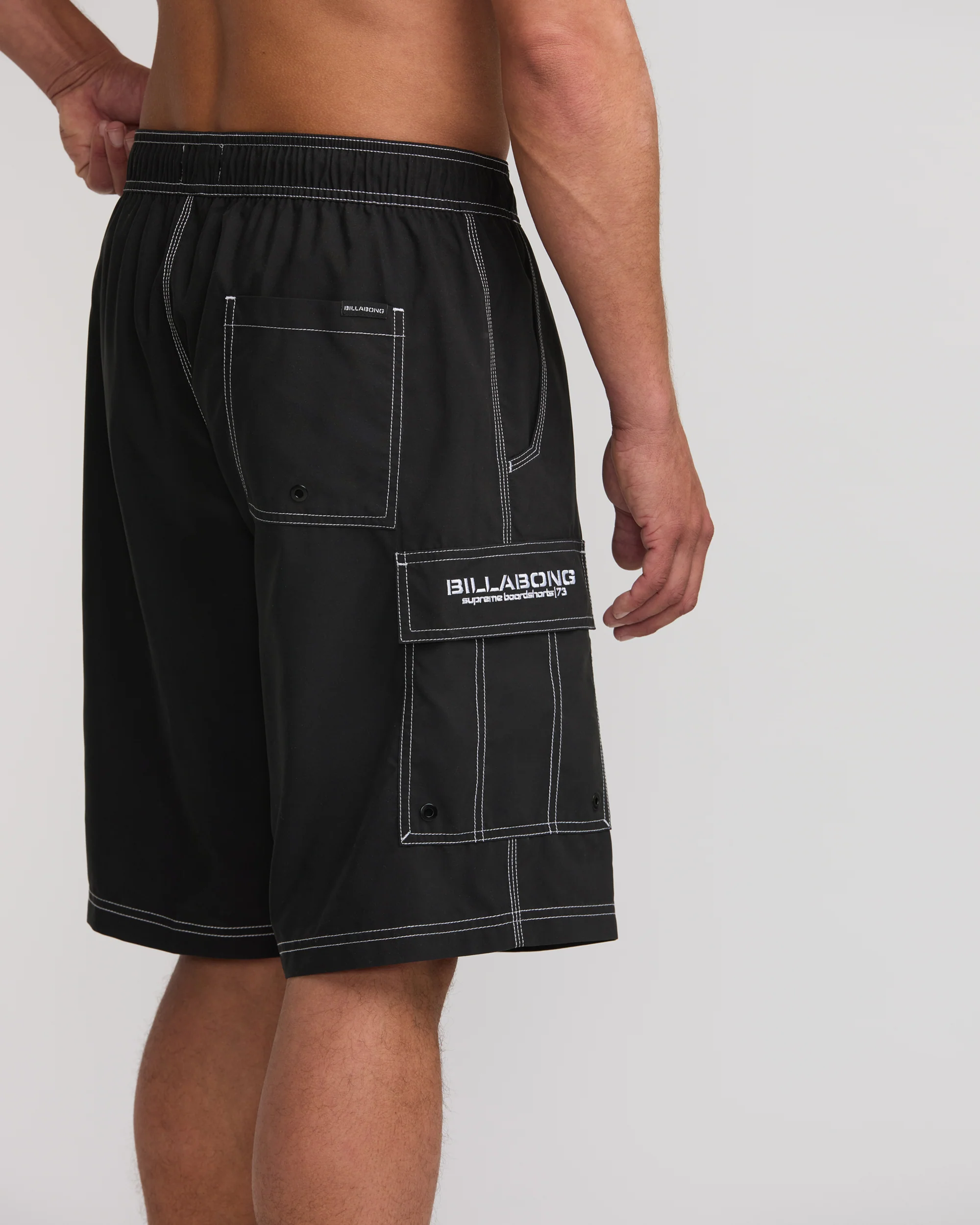 Throw On Laybacks 21" Trunks - Black - Image 8