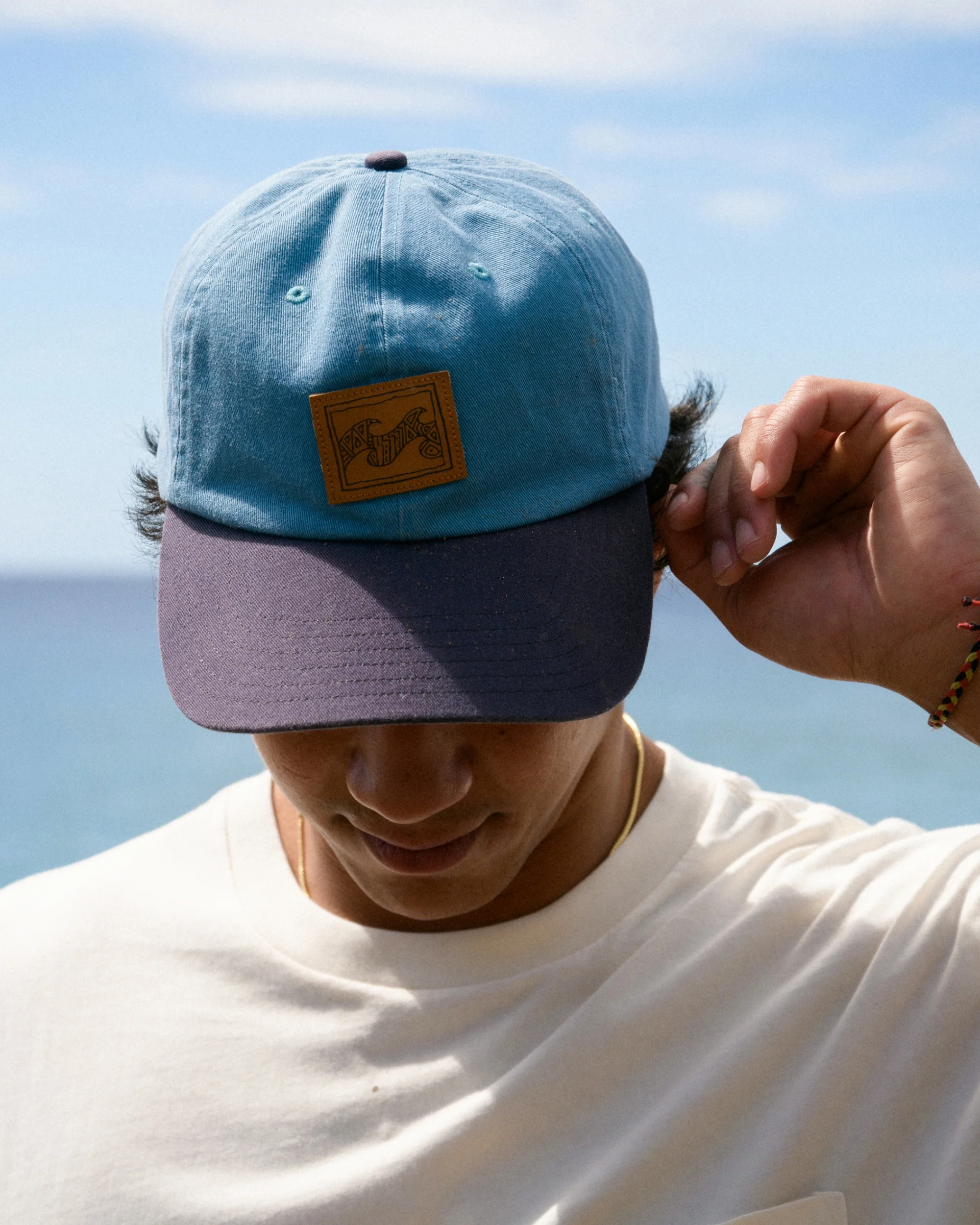 Throwback Strapback Hat - Deep Ocean