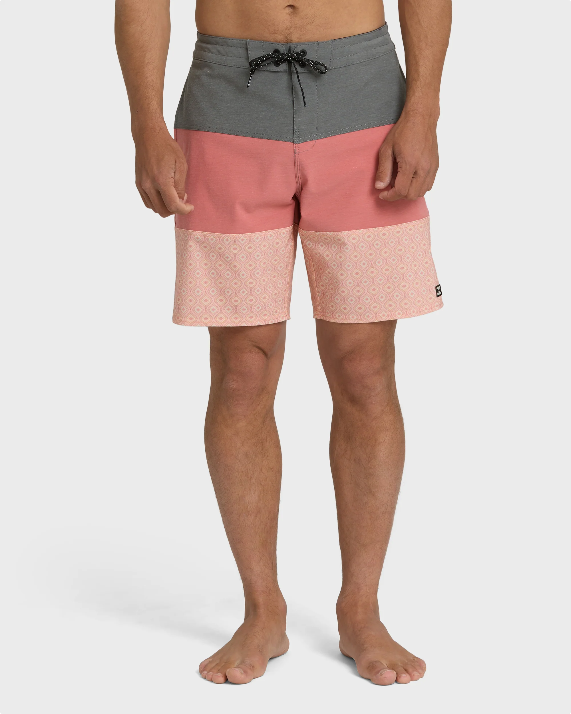 Tribong Lo Tide 19" Boardshorts - Ash Rose Multi - Ash Rose