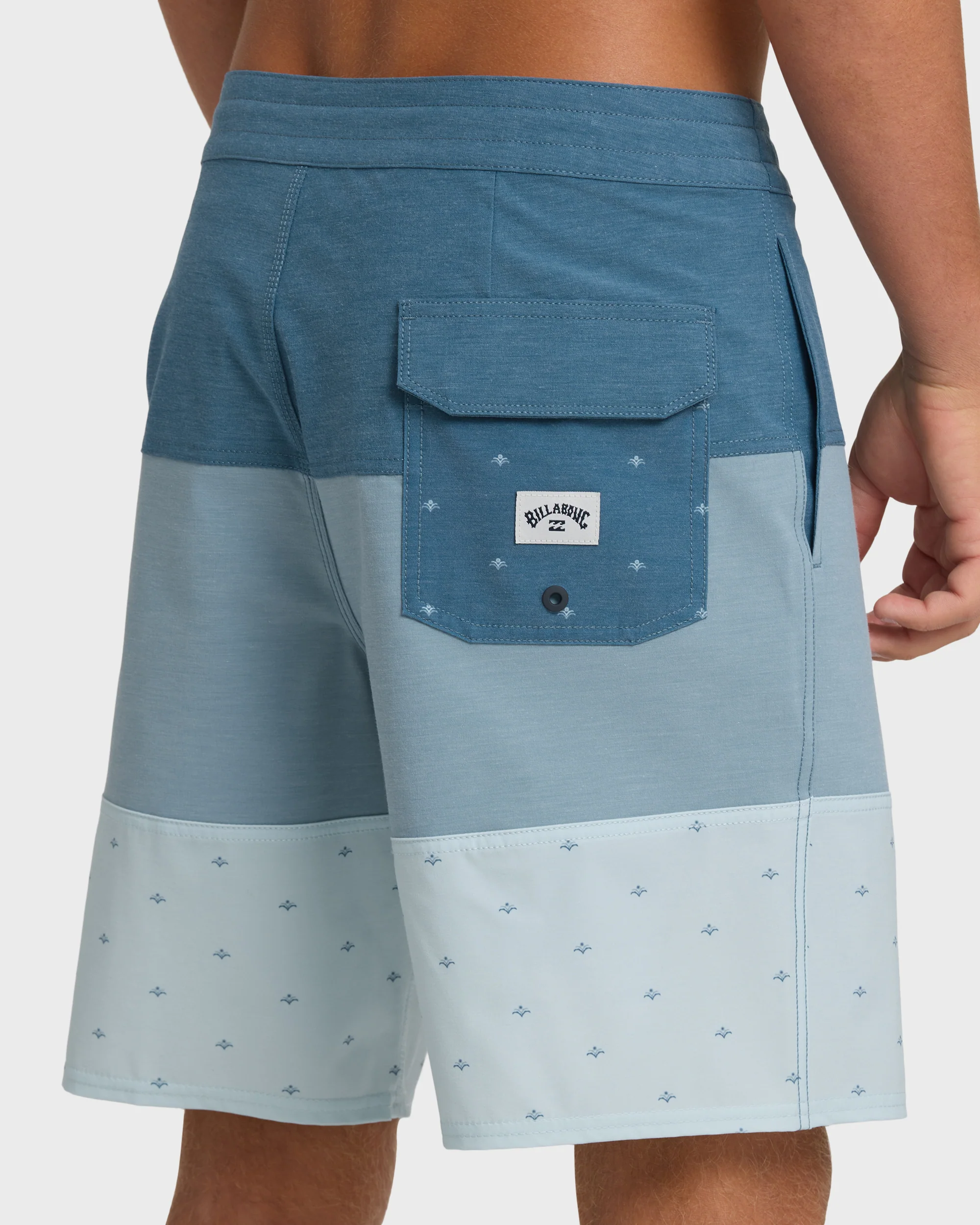 Tribong Lo Tide 19" Boardshorts - Blue Fog Multi - Blue Fog - Image 6