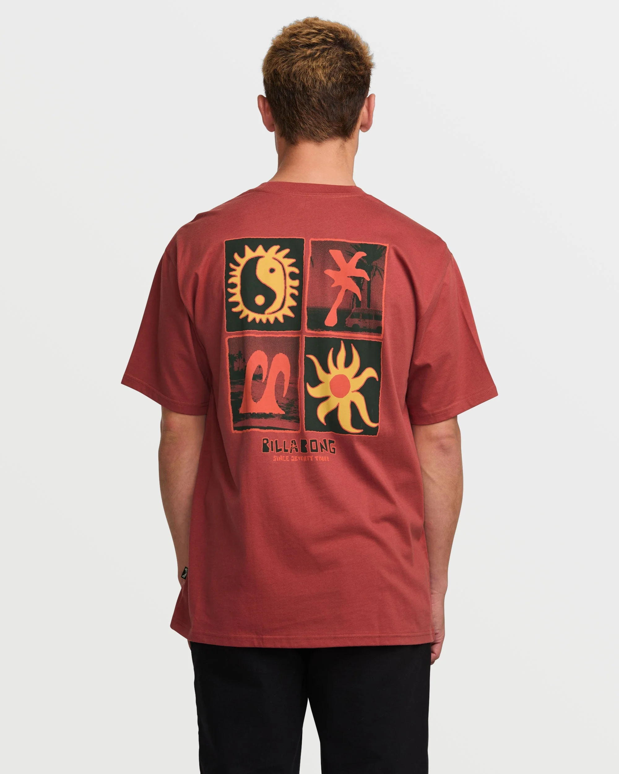 Twin Peaks Regular Short Sleeve Tee - Dusty Red