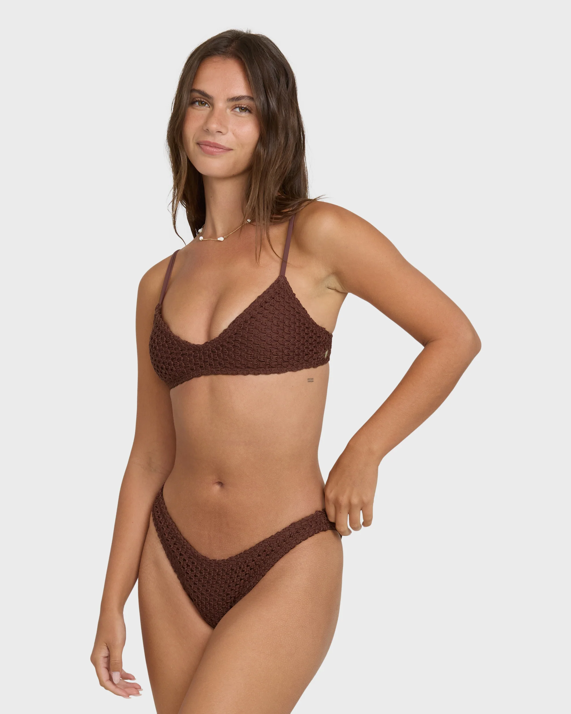 Twisted Tides Maui Bikini Bottoms - Espresso - Image 3
