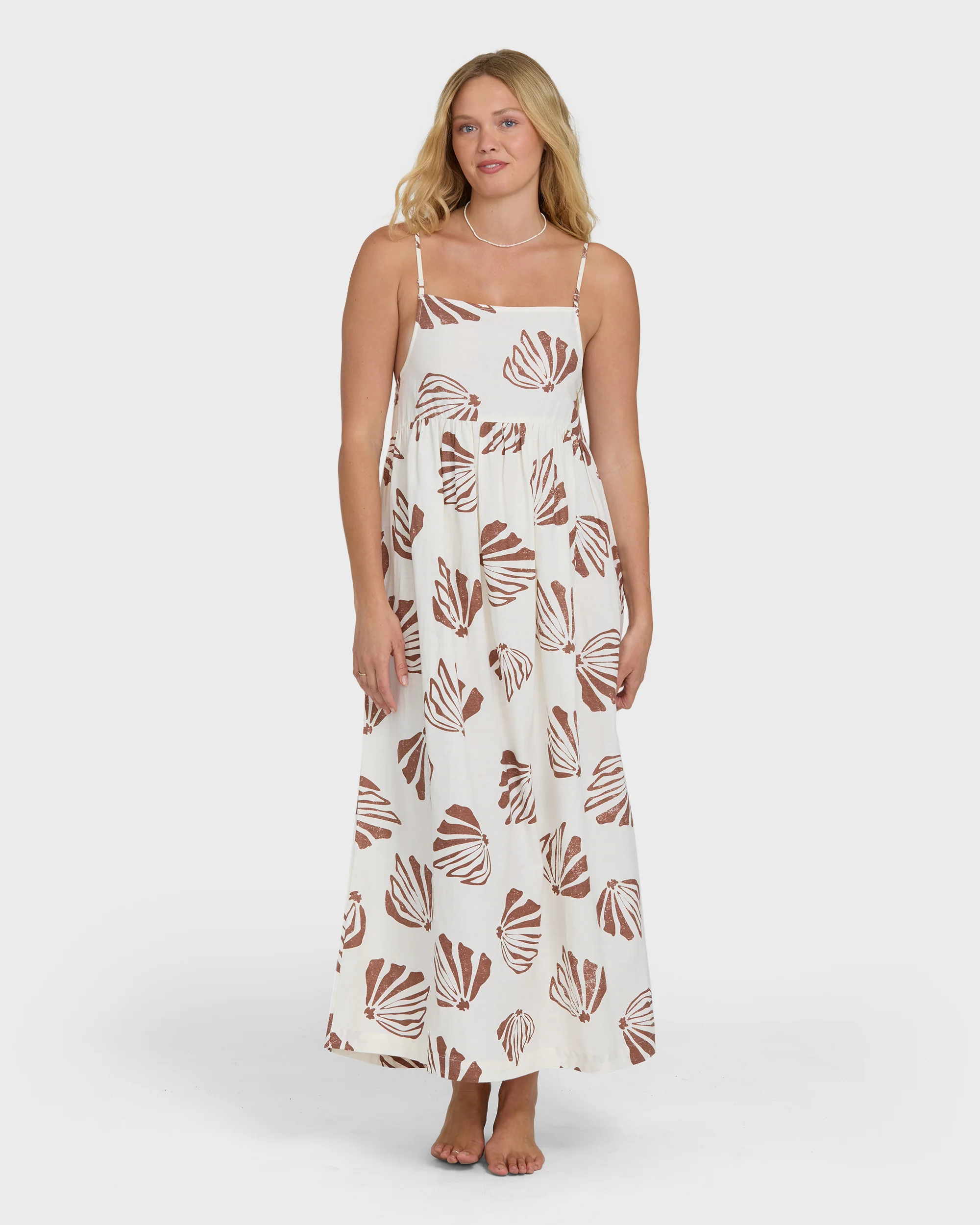 Undone Maxi Cover-Up Dress - Salt Crystal - Image 4