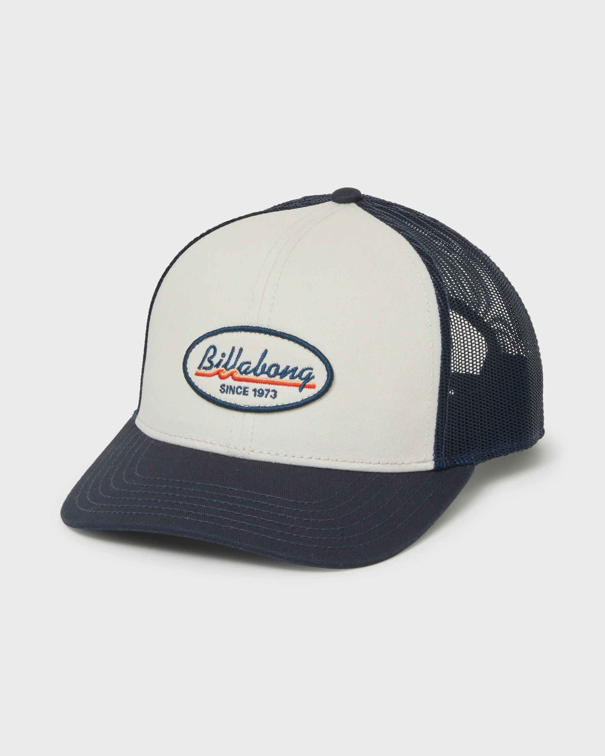 Walled Trucker Hat - Navy/White