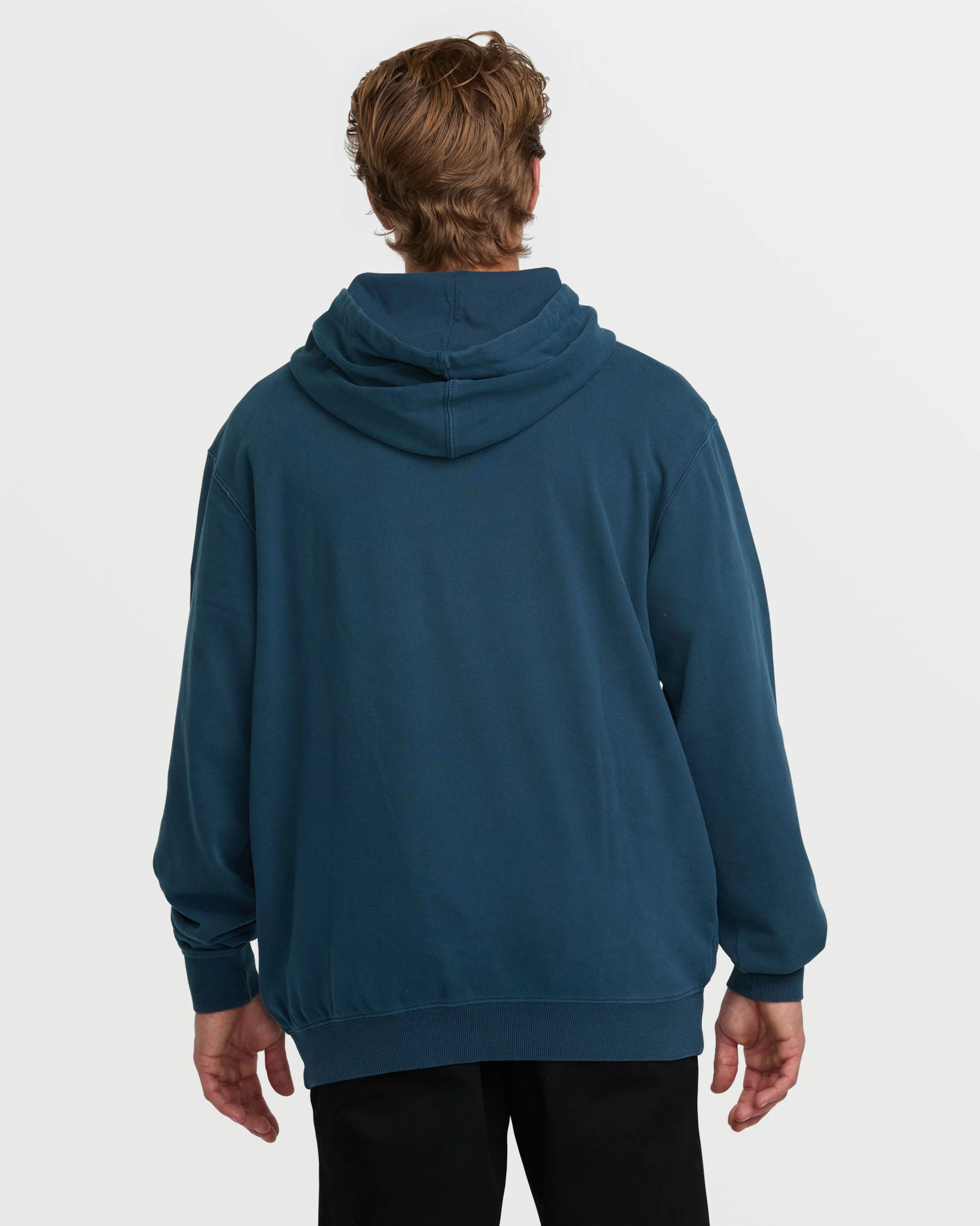 Wave Washed Pullover Sweatshirt - Midnight - Image 5