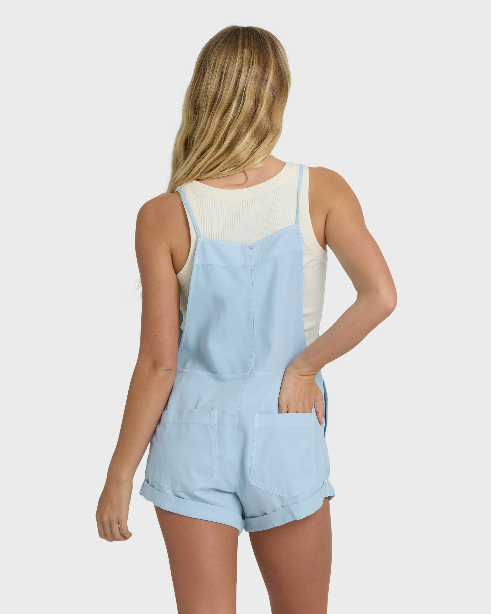 Wild Pursuit Solid Overalls - Washed Chambray - Image 2