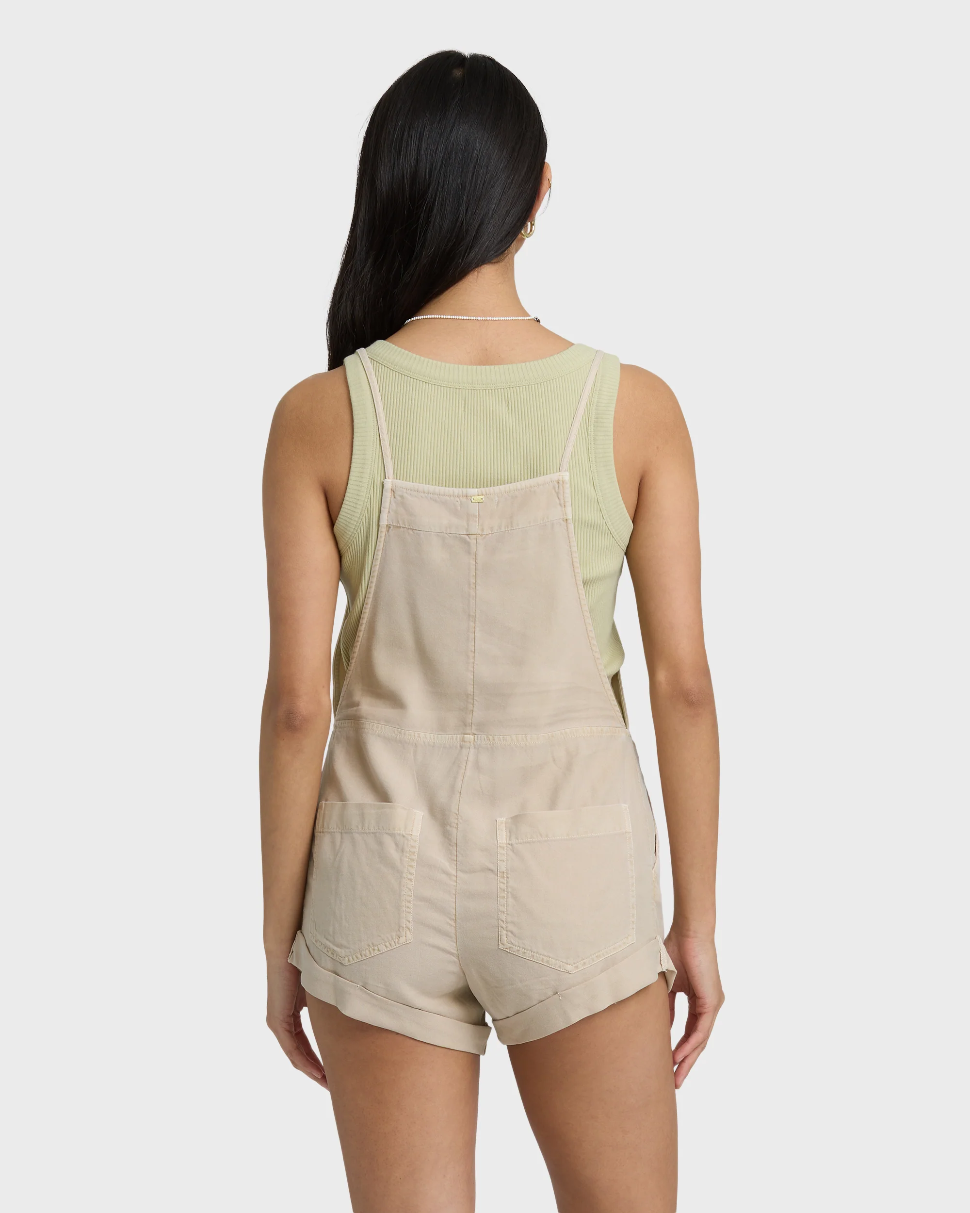 Wild Pursuit Solid Overalls - Oatmeal - Image 4
